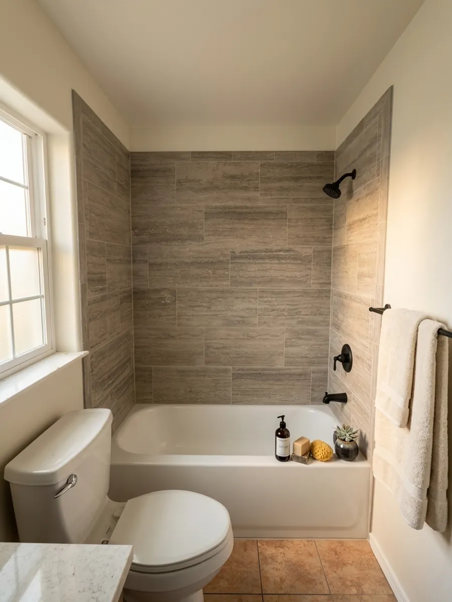 Bathroom remodel project photo