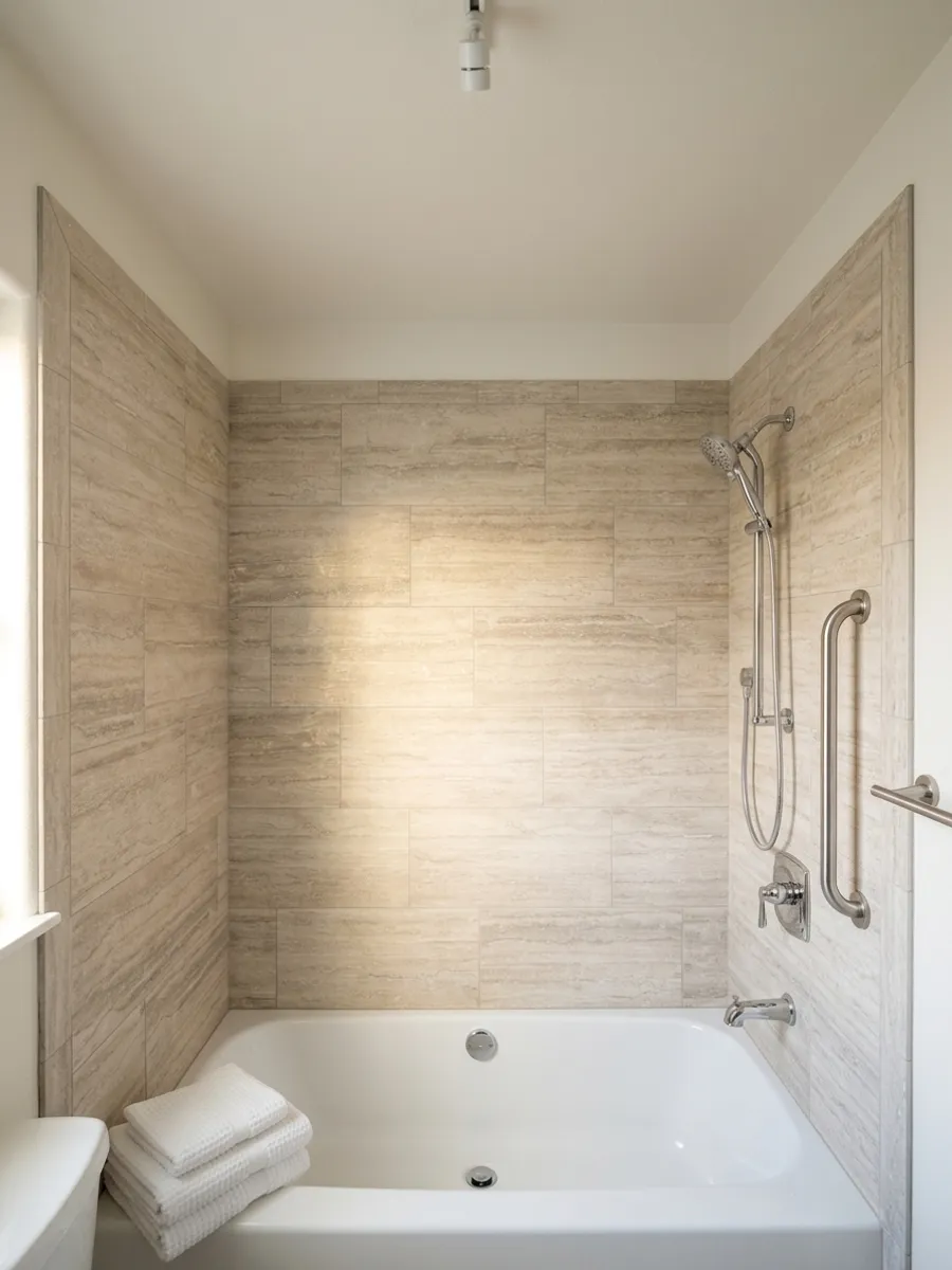 Bathroom remodel project photo