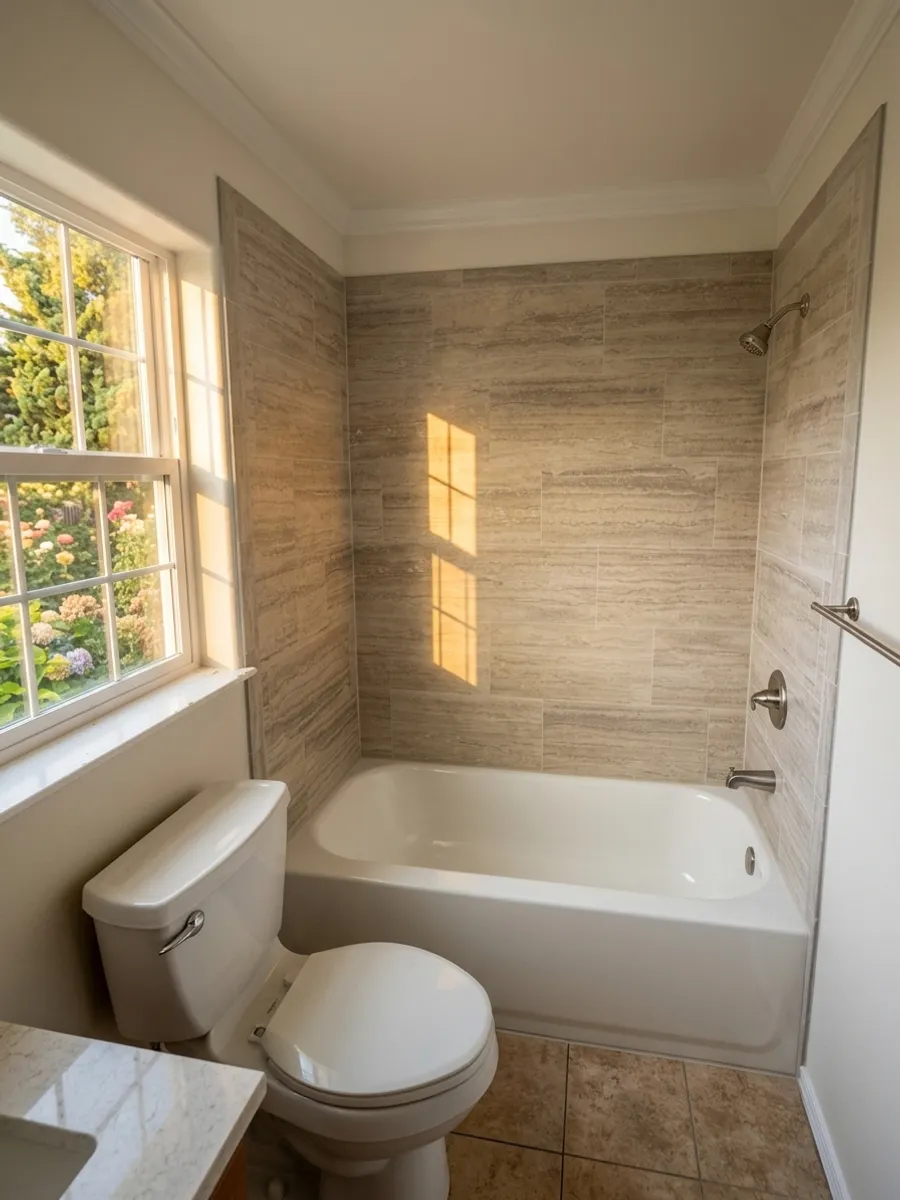 Bathroom remodel project photo