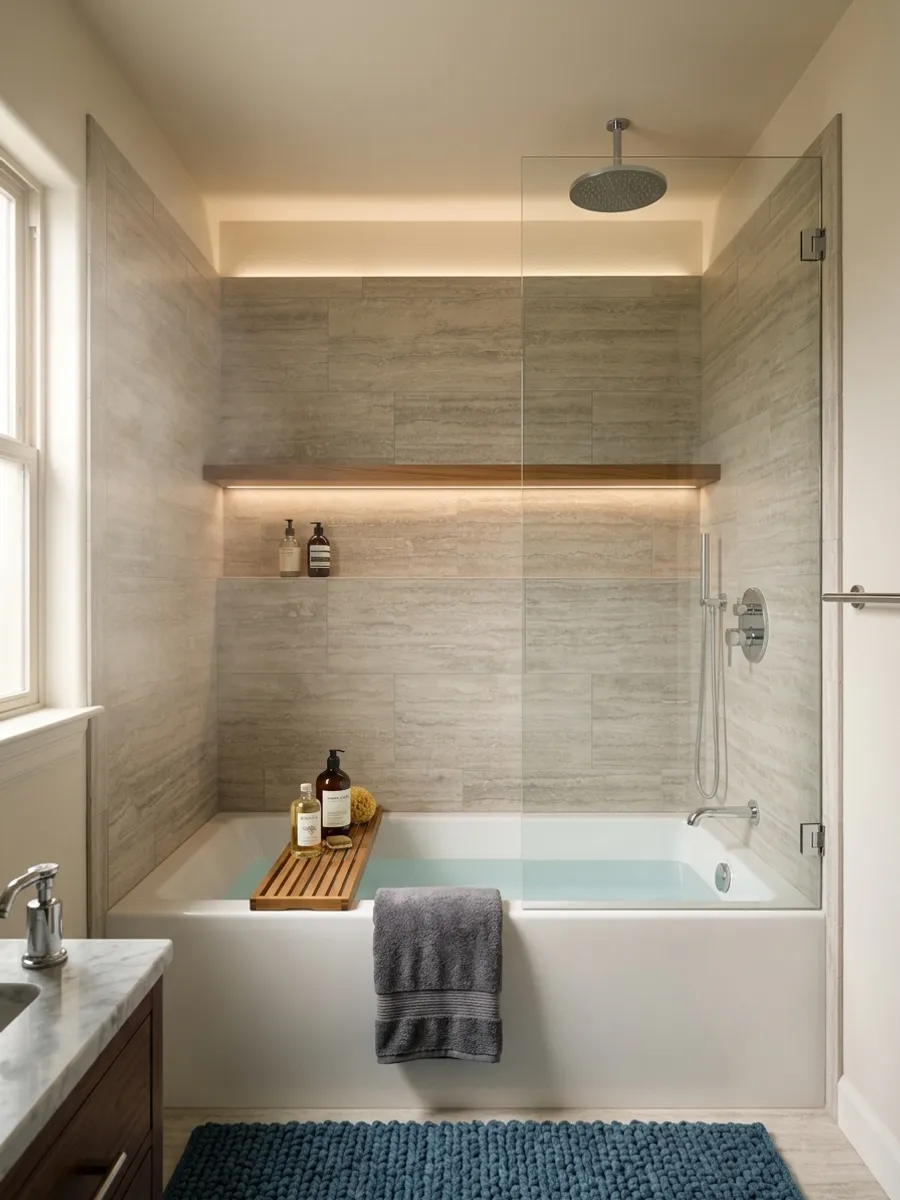 Bathroom remodel project photo