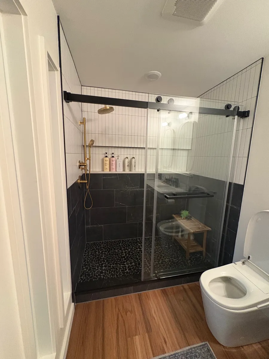 Bathroom remodel detail