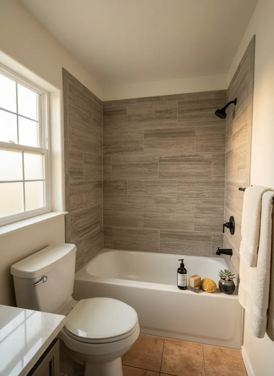 Luxury bathroom benchmark image