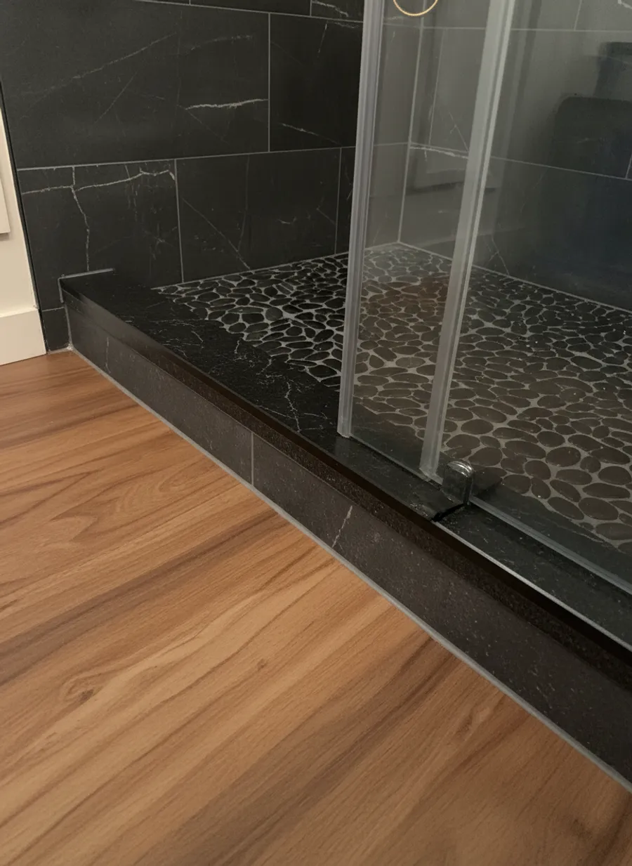 High-contrast spa bathroom inspiration