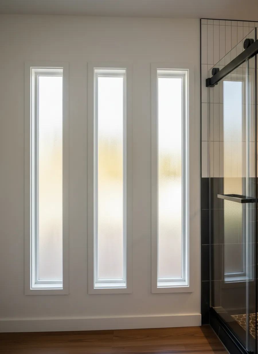 Modern bath and shower layout inspiration